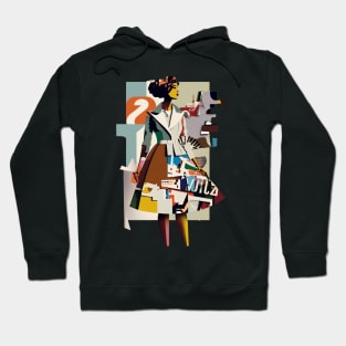 Fashion Collage Magazine Design Hoodie